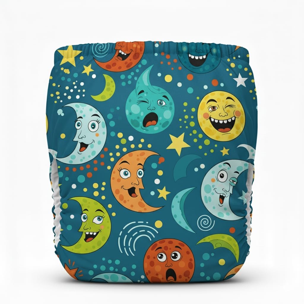 tokomamy reusable cloth diaper for newborn babies 0–3 years (5–18kg) | leakproof washable adjustable pocket cover liner with 5 layer insert pad | rash free, (pack of 5 diaper + 5 insert pad) free size tokomamy reusable cloth diaper for newborn babies 0–3 years (5–18kg) | leakproof washable adjustable pocket cover liner with 5 layer insert pad | rash free, (pack of 5 diaper + 5 insert pad) free size