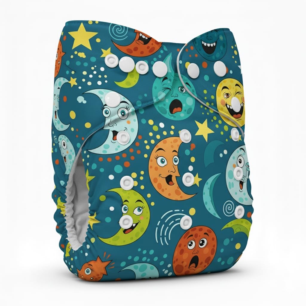 tokomamy reusable cloth diaper for newborn babies 0–3 years (5–18kg) | leakproof washable adjustable pocket cover liner with 5 layer insert pad | rash free, (pack of 1 diaper + 1 insert pad) free size tokomamy reusable cloth diaper for newborn babies 0–3 years (5–18kg) | leakproof washable adjustable pocket cover liner with 5 layer insert pad | rash free, (pack of 1 diaper + 1 insert pad) free size